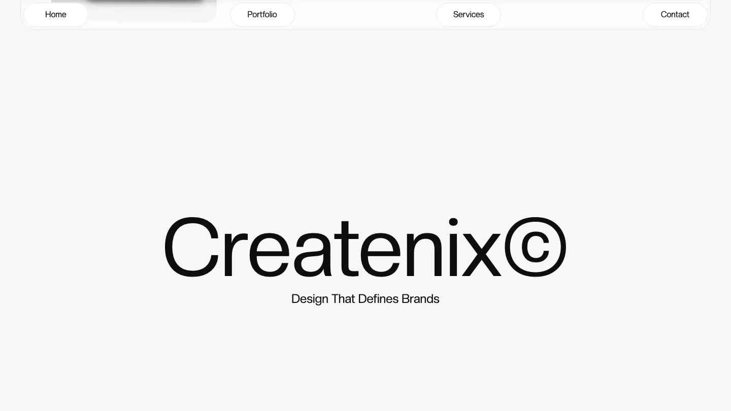 Createnix - Webflow Portfolio & Agency Website Template
