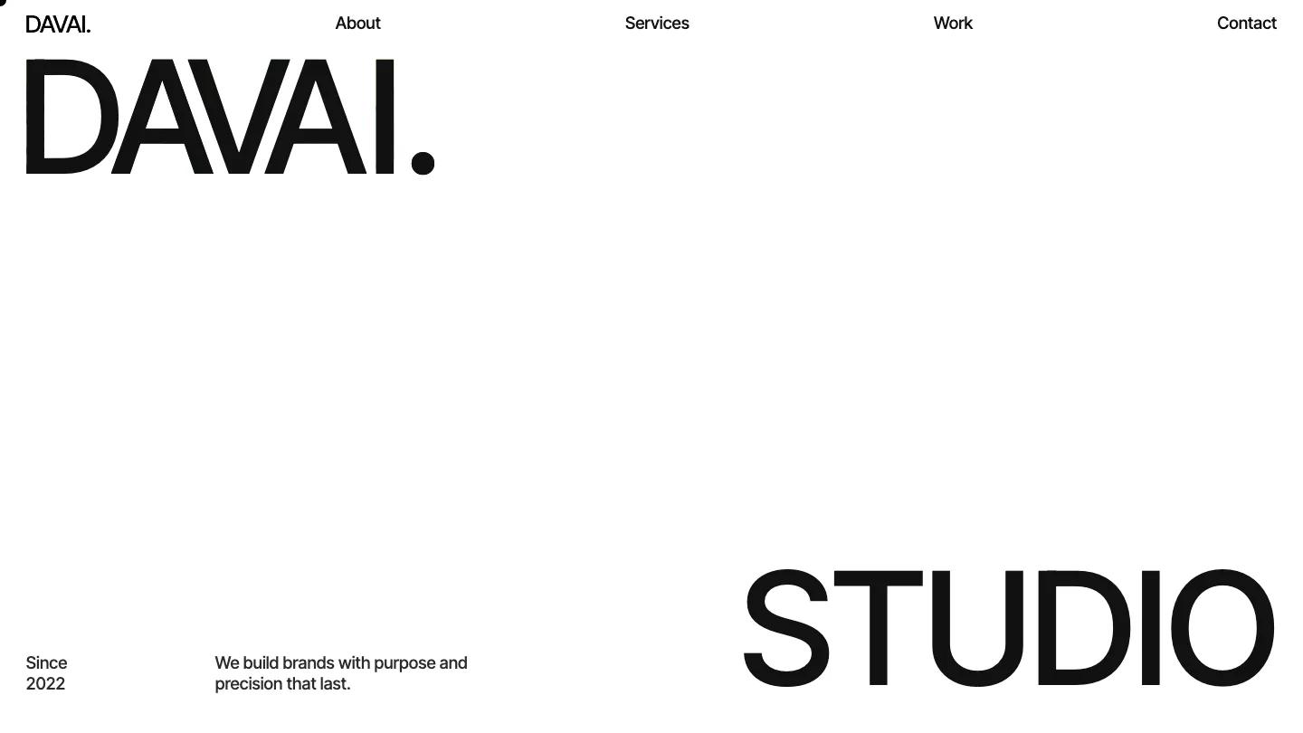 Davai - Webflow Portfolio & Agency Website Template