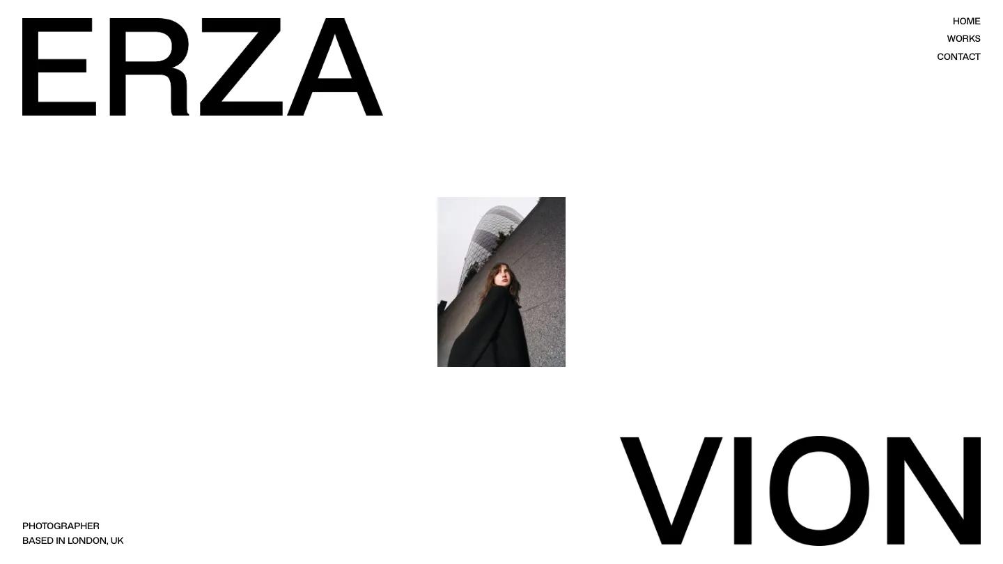 Erza Vion - Webflow Portfolio & Agency Website Template
