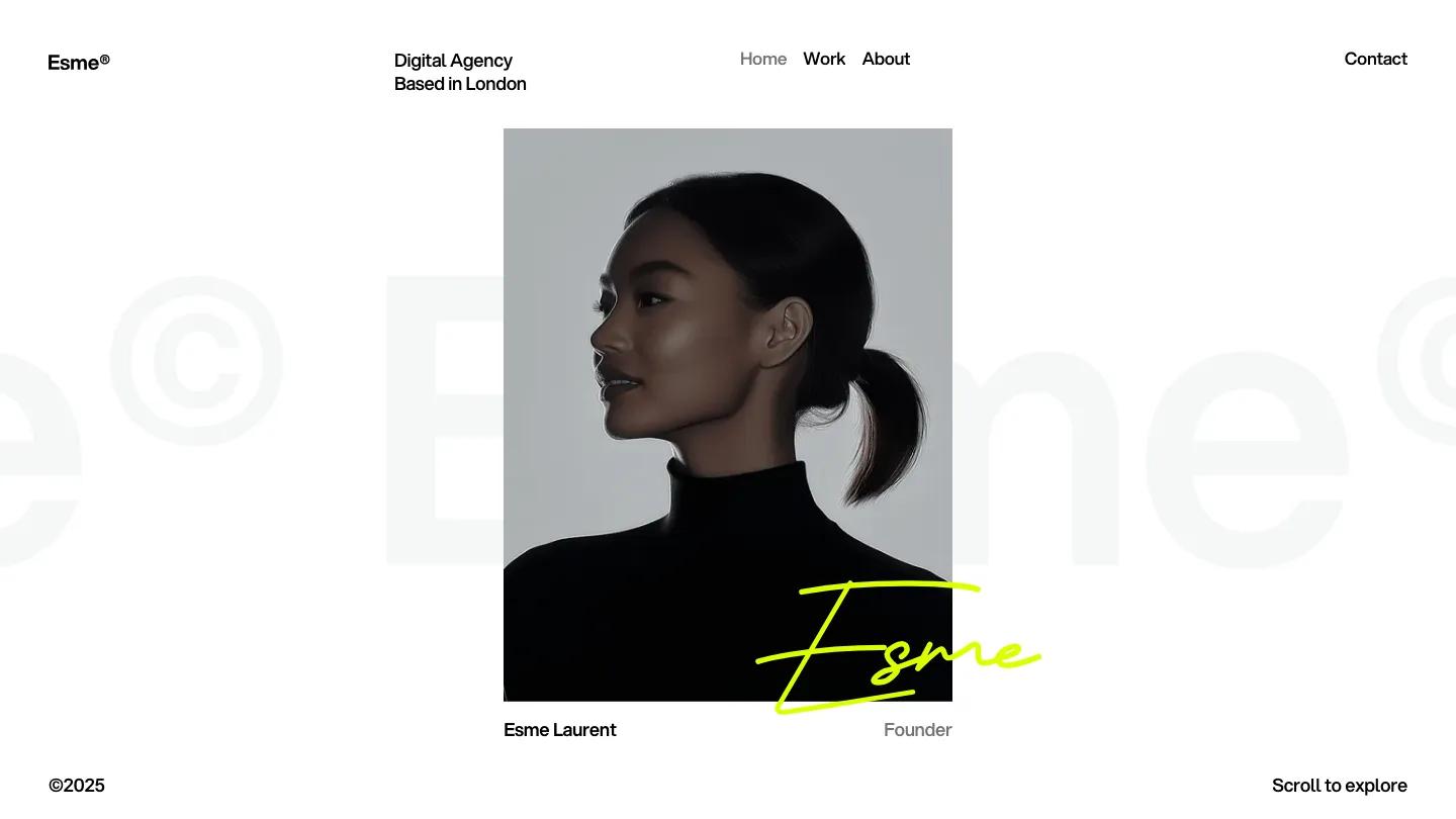 Esme - Webflow Website Template