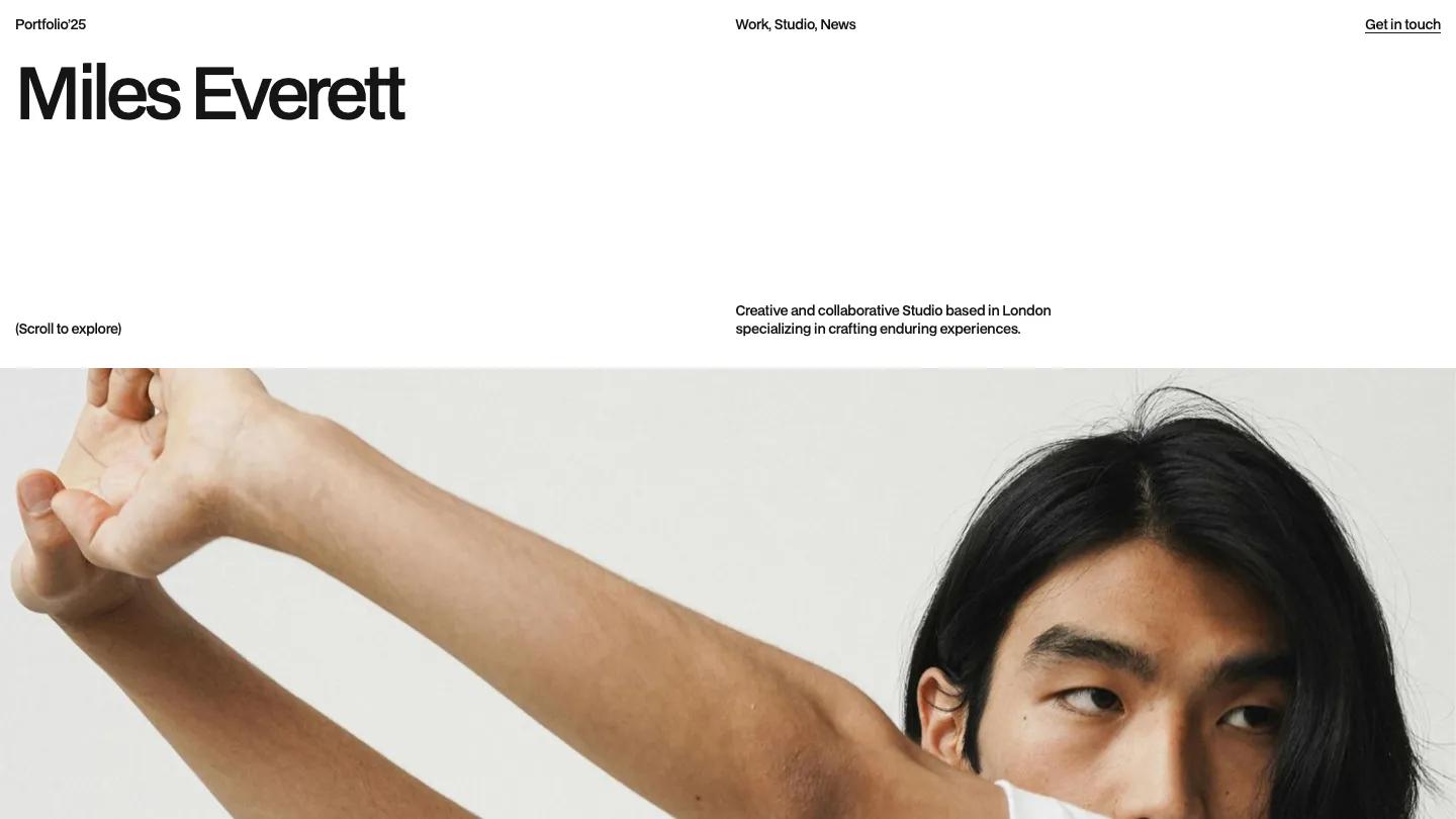 Everett Studio - Webflow Portfolio & Agency Website Template