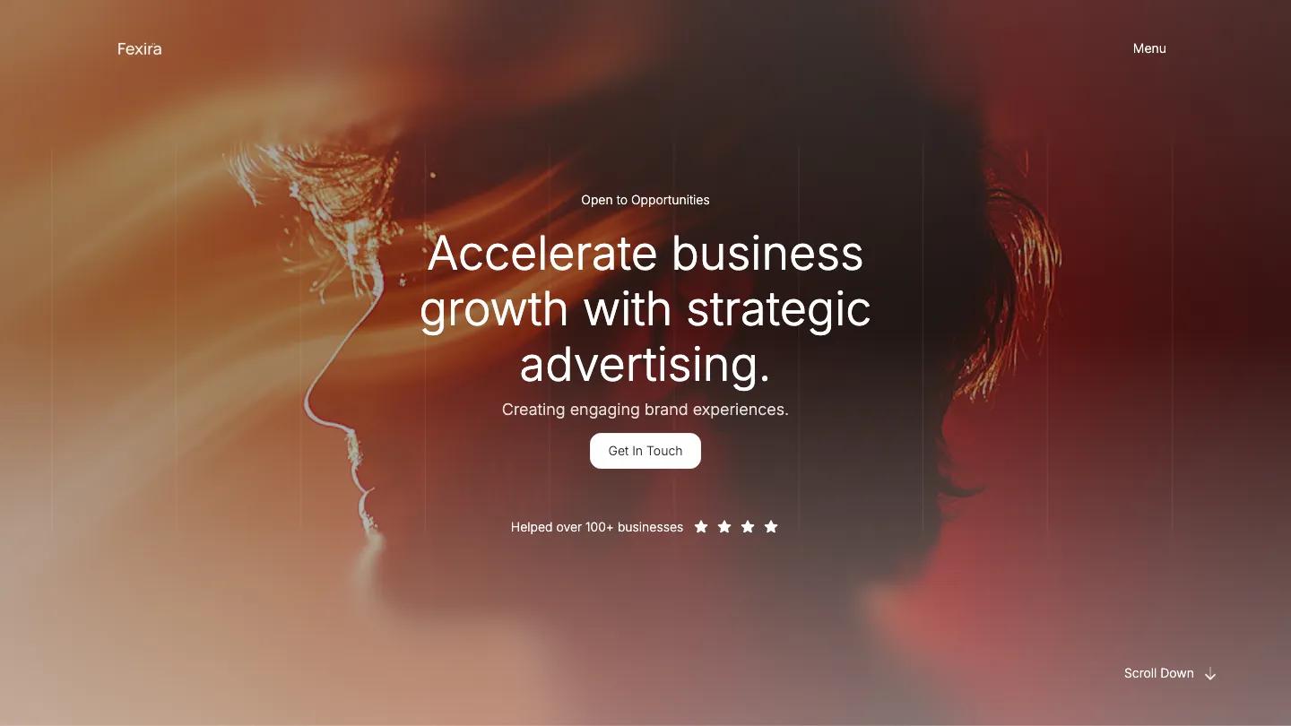 Fexira - Webflow Personal Website Template