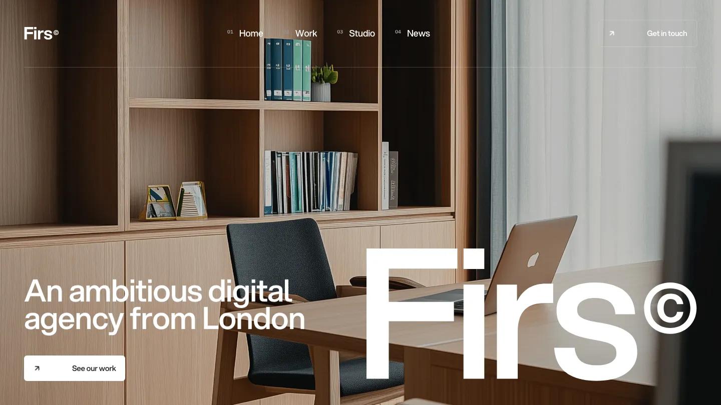 Firs Studio - Webflow Portfolio & Agency Website Template