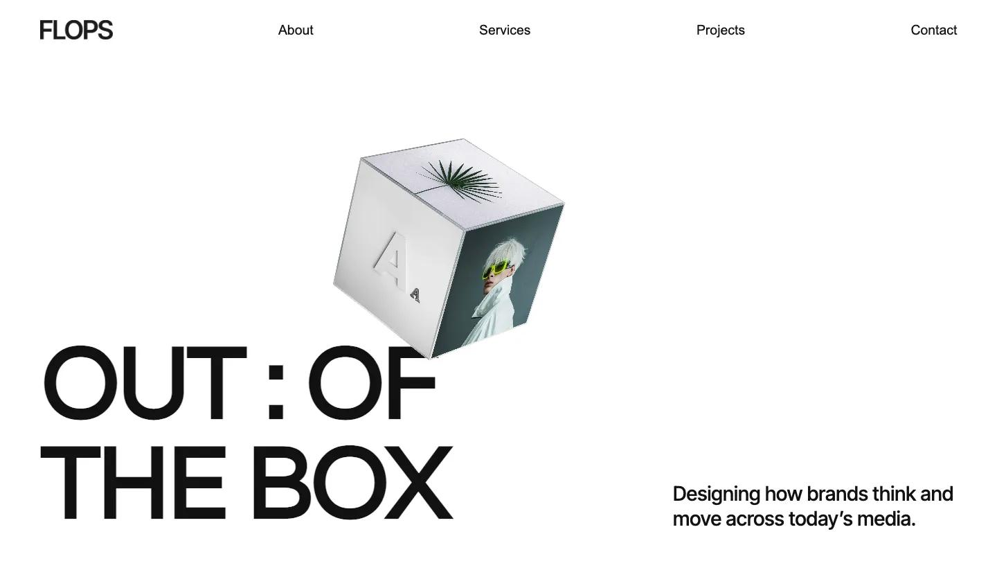Flops - Webflow Portfolio & Agency Website Template