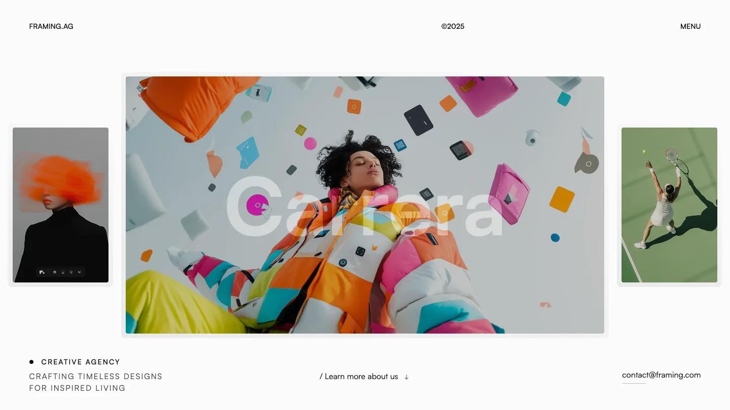 Framing - Webflow Portfolio & Agency Website Template
