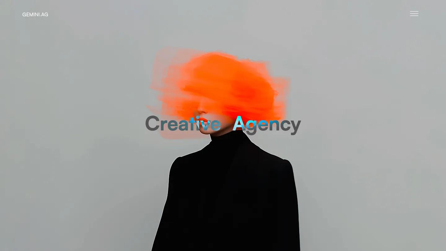 Gemini - Webflow Portfolio & Agency Website Template