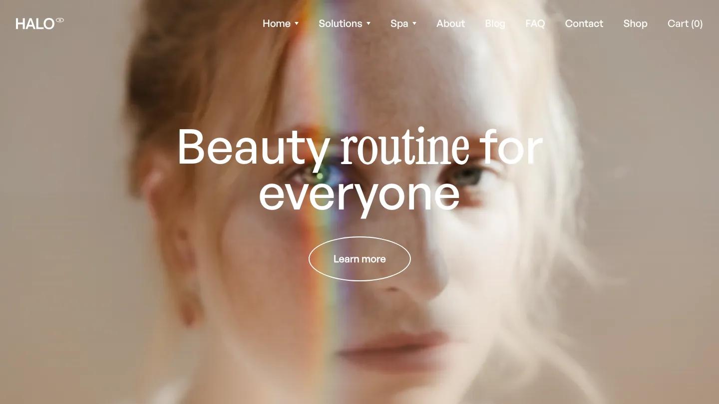Halo - Webflow Retail & E-commerce Website Template