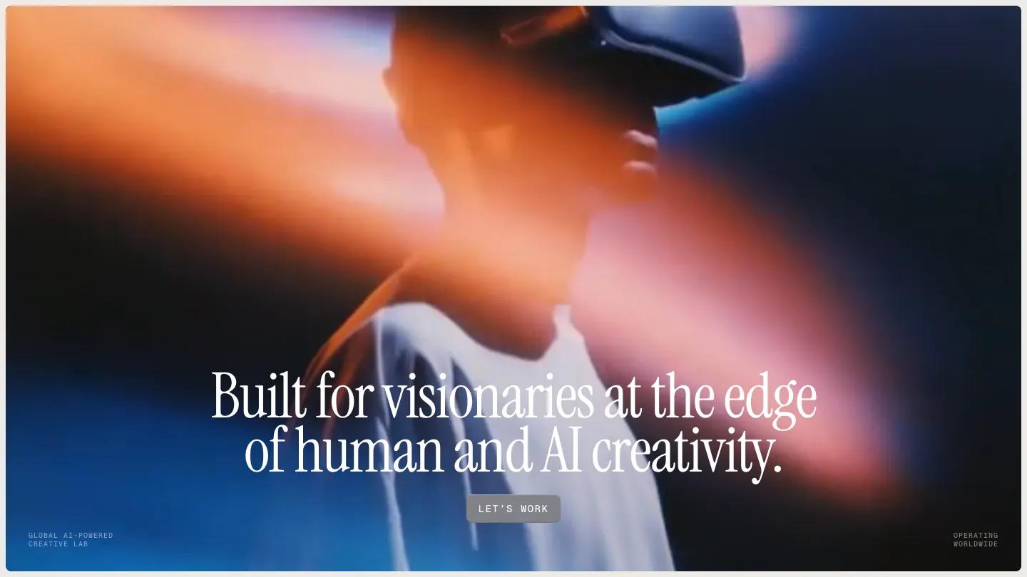 Human+Machine - Webflow Portfolio & Agency Website Template