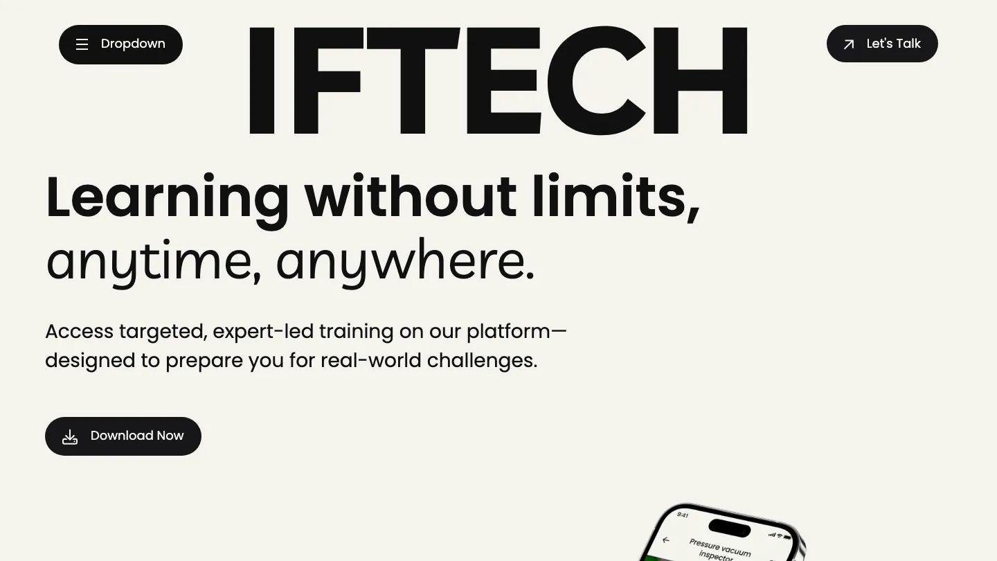 Iftech - Webflow Technology & Software Website Template