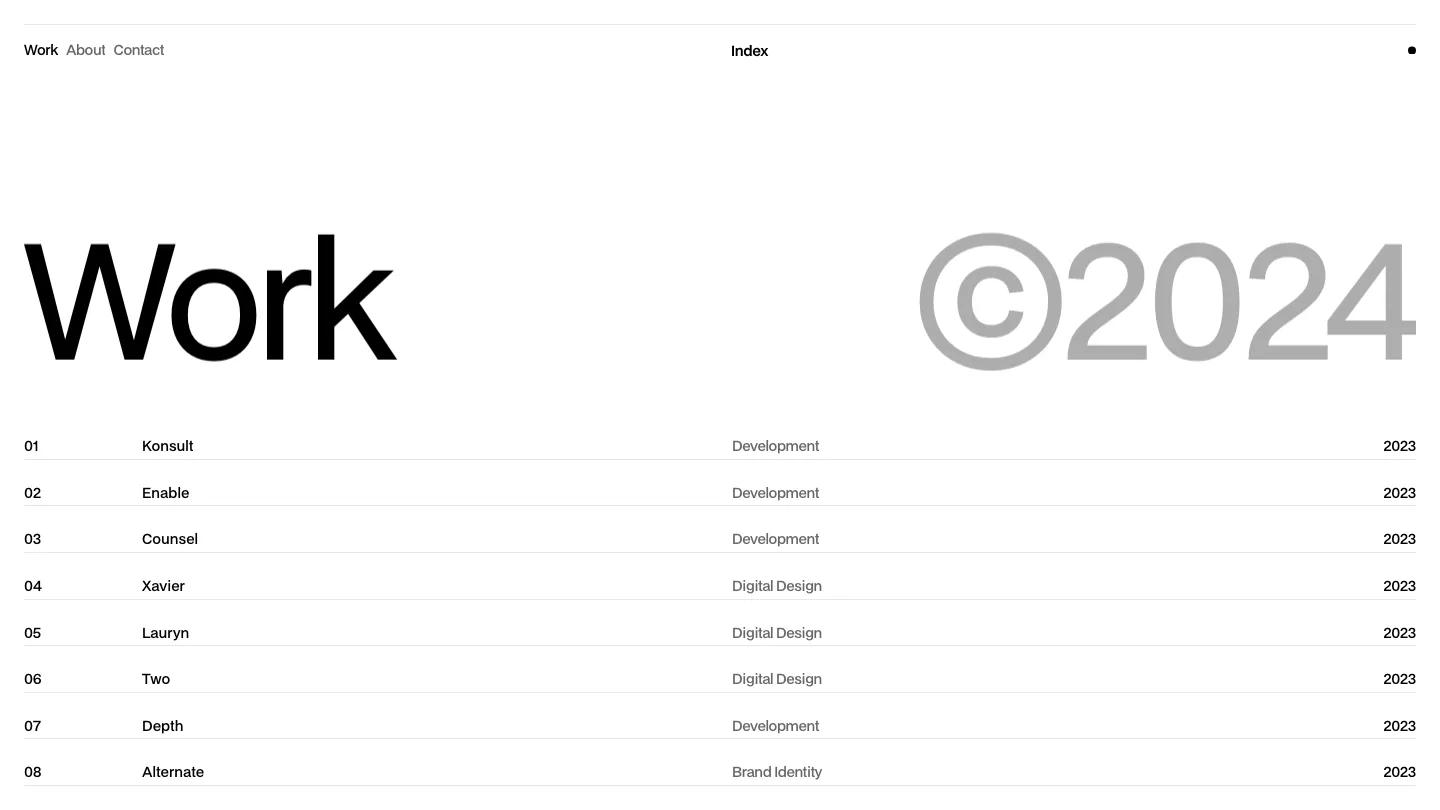Index - Webflow Portfolio & Agency Website Template
