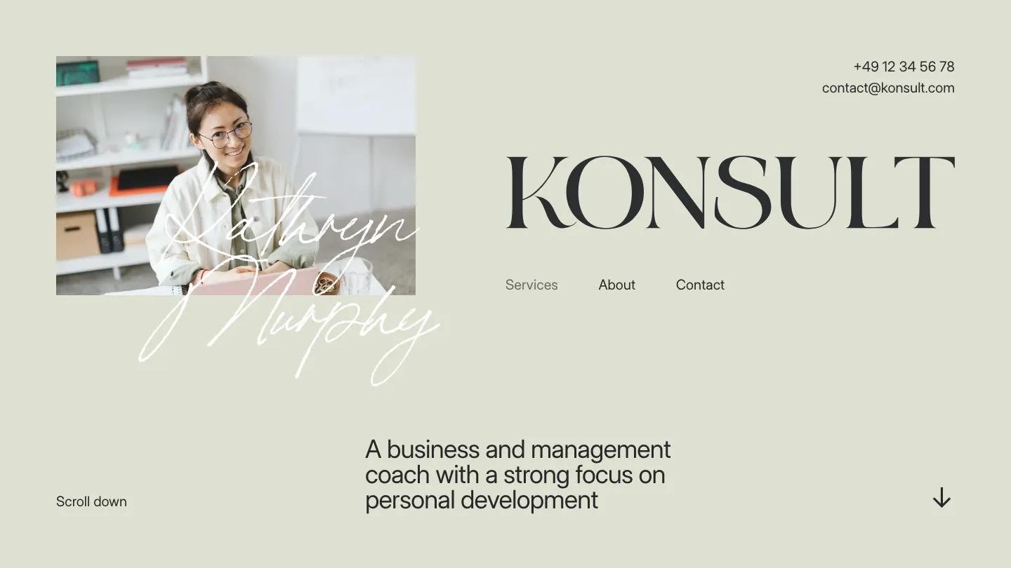 Konsult - Webflow Professional Services Website Template