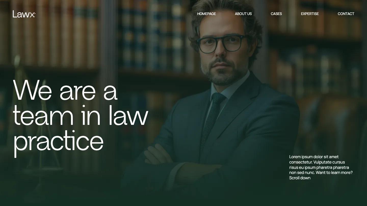 Lawx - Webflow Professional Services Website Template