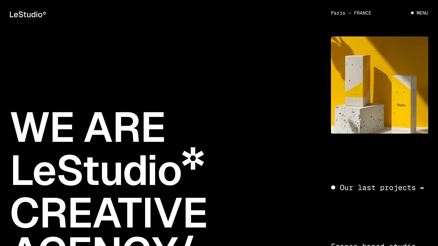 LeStudio* - Webflow Portfolio & Agency Website Template