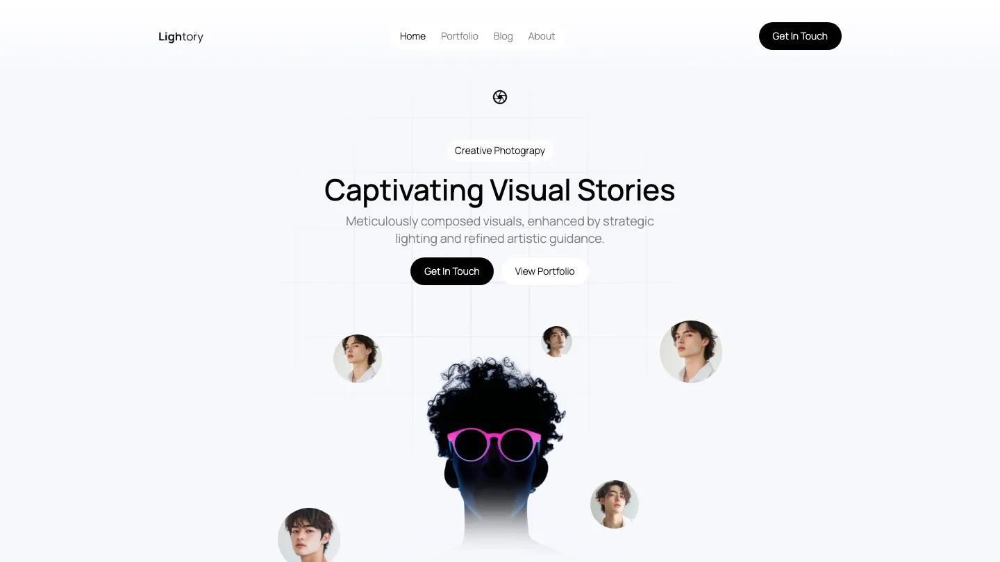 Lightory - Webflow Portfolio & Agency Website Template