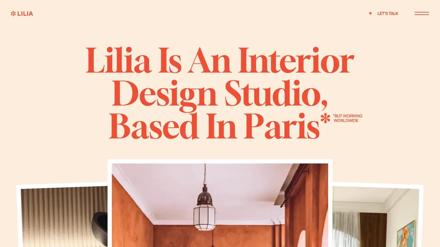 Lilia - Webflow Art & Design Website Template