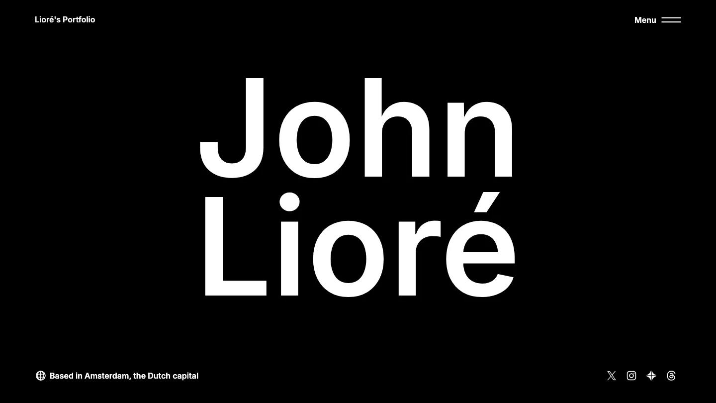 Liore - Webflow Portfolio & Agency Website Template