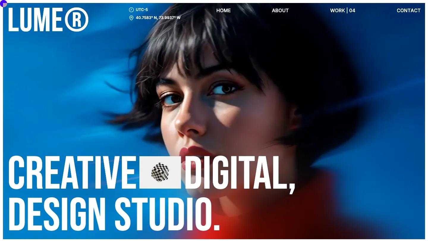Lumes - Webflow Portfolio & Agency Website Template