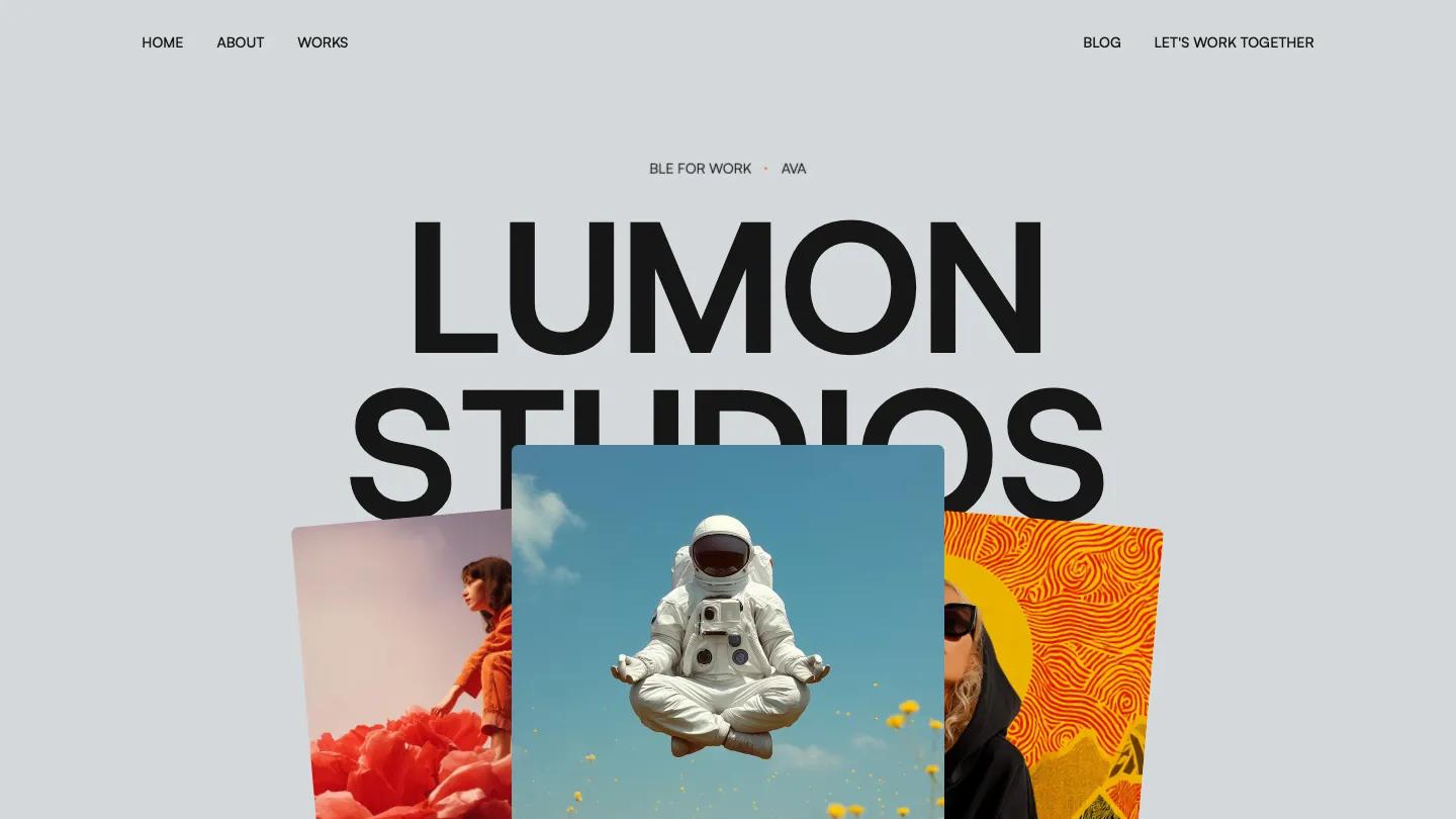 Lumon - Webflow Portfolio & Agency Website Template