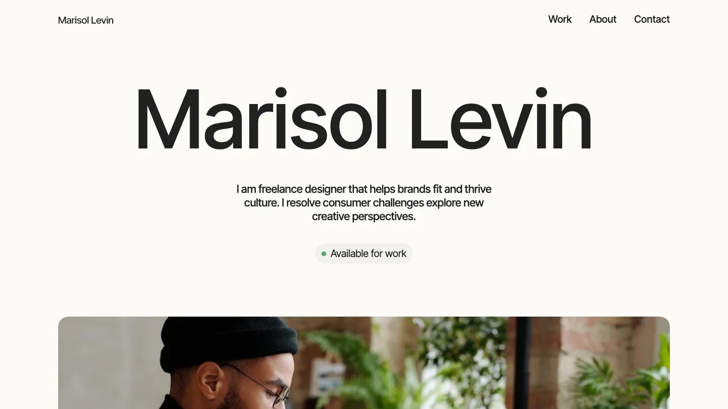 Marisol - Webflow Portfolio & Agency Website Template