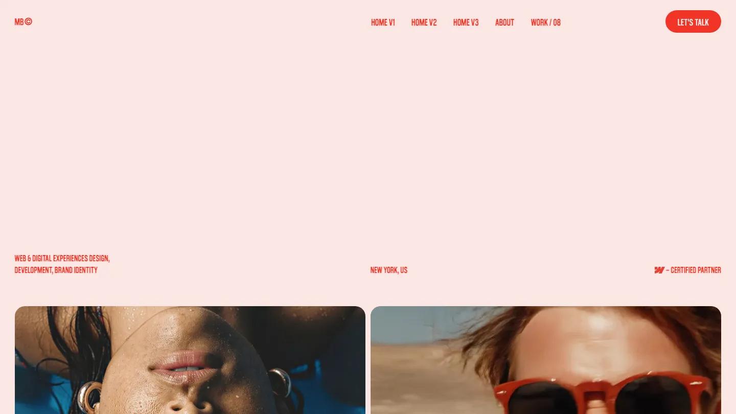 Max Bennet - Webflow Portfolio & Agency Website Template