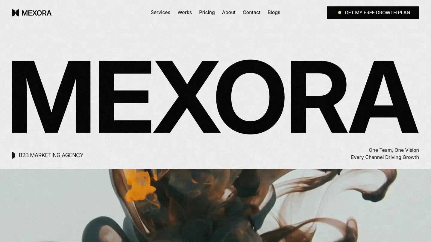 Mexora - Webflow Professional Services Website Template