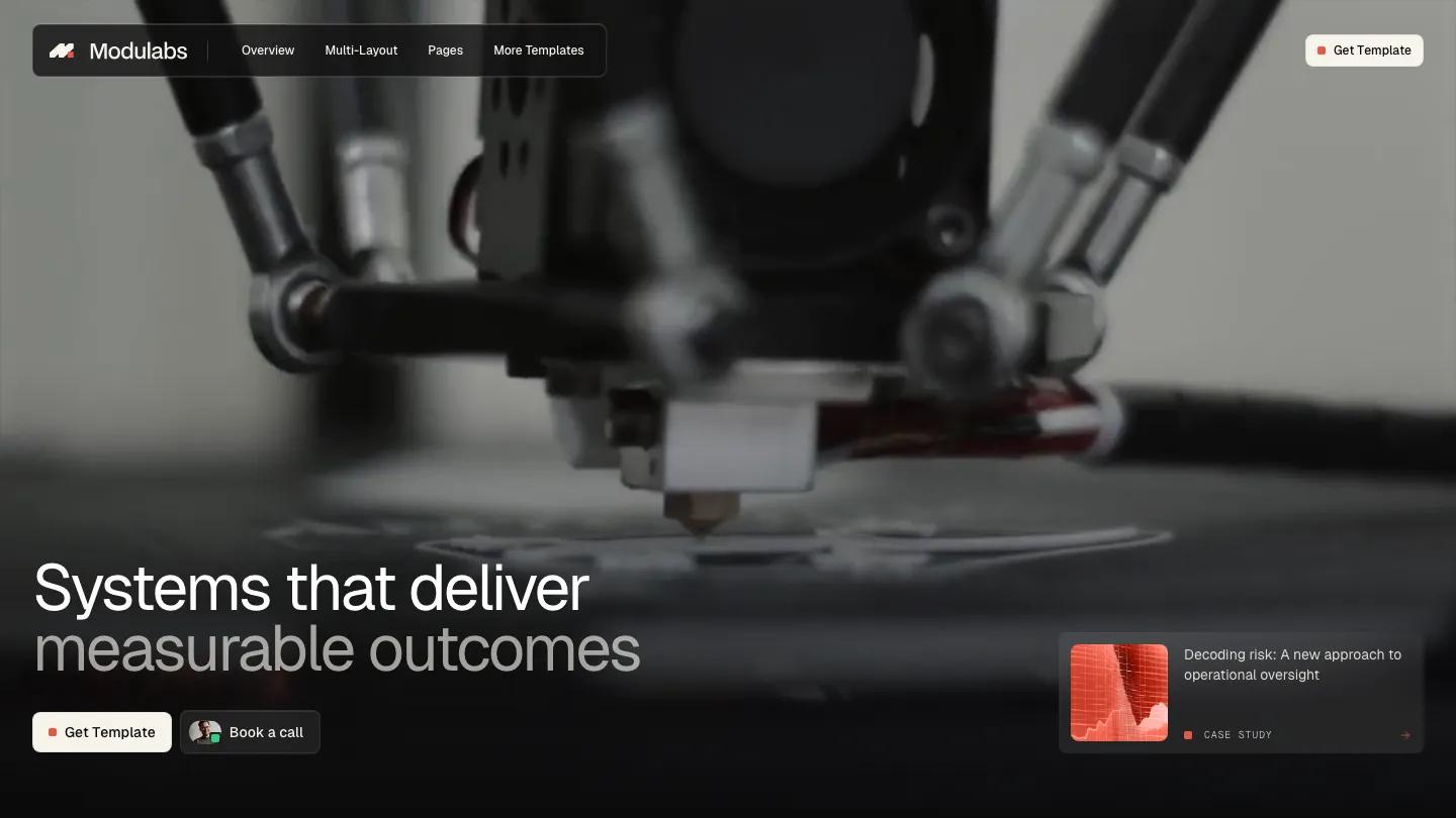 Modulabs - Webflow Technology & Software Website Template
