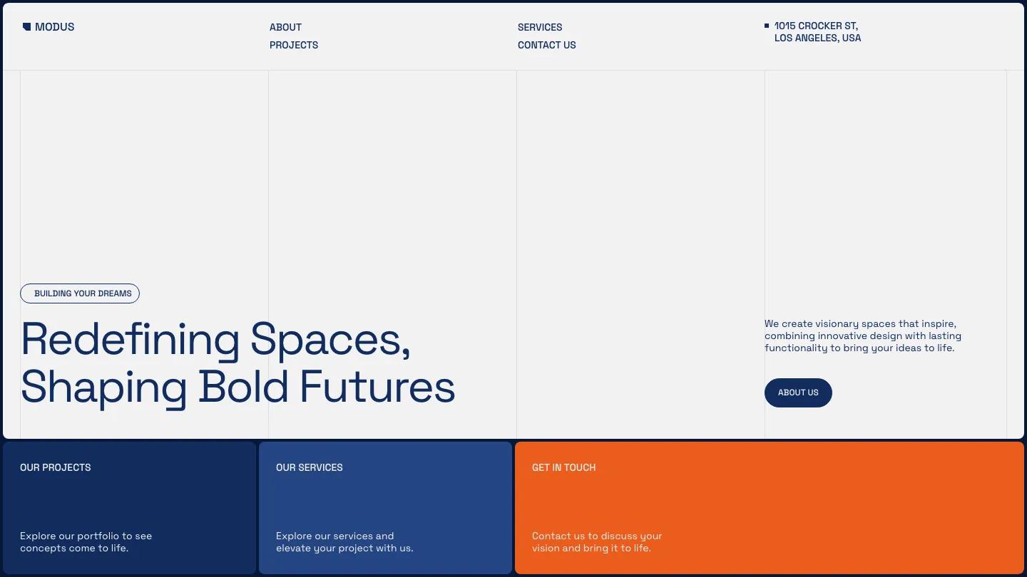 MODUS Light - Webflow Professional Services Website Template