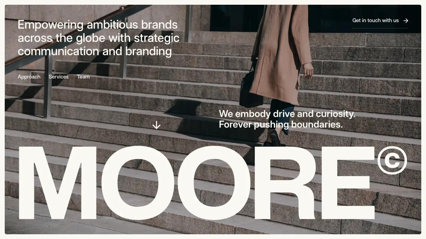 Moore - Webflow Professional Services Website Template