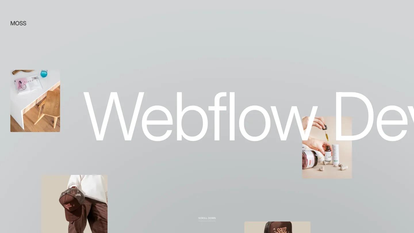 MOSS - Webflow Portfolio & Agency Website Template