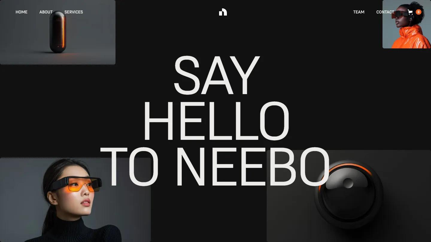 Neebo - Webflow Retail & E-commerce Website Template