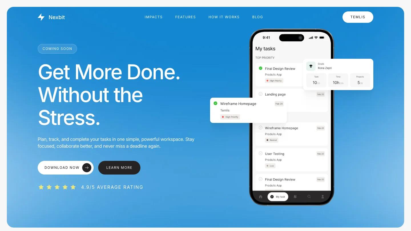 Nexbet - Webflow Technology & Software Website Template