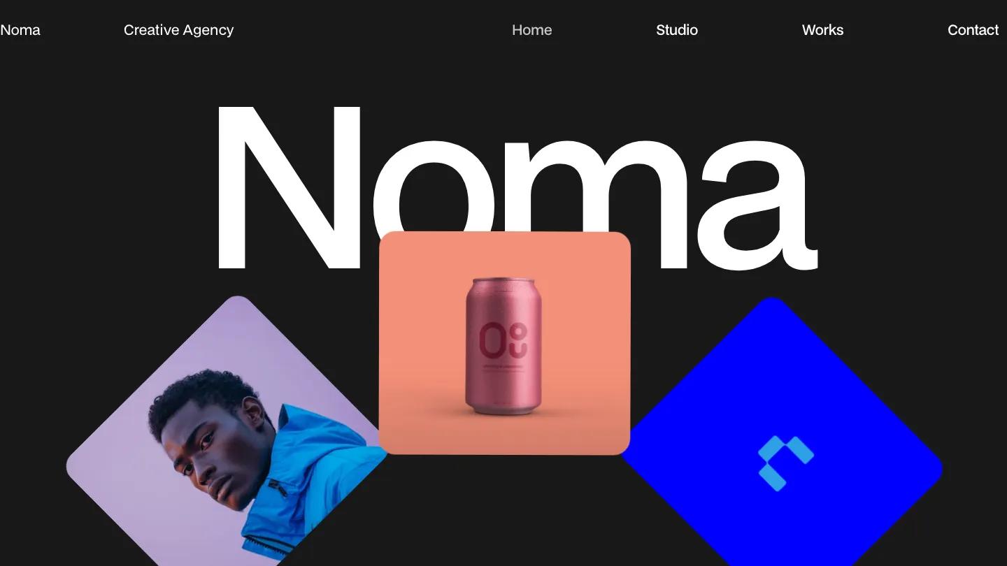 Noma - Webflow Portfolio & Agency Website Template