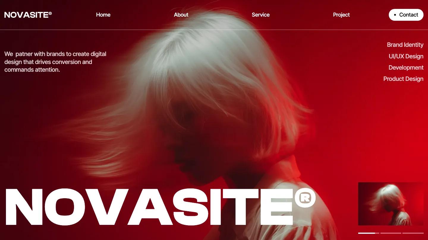 Novasite - Webflow Portfolio & Agency Website Template