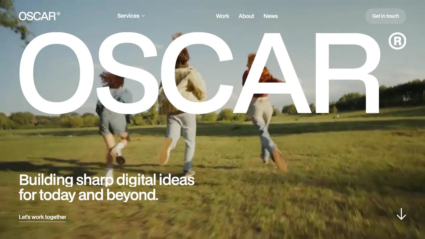 Oscar Studio - Webflow Portfolio & Agency Website Template
