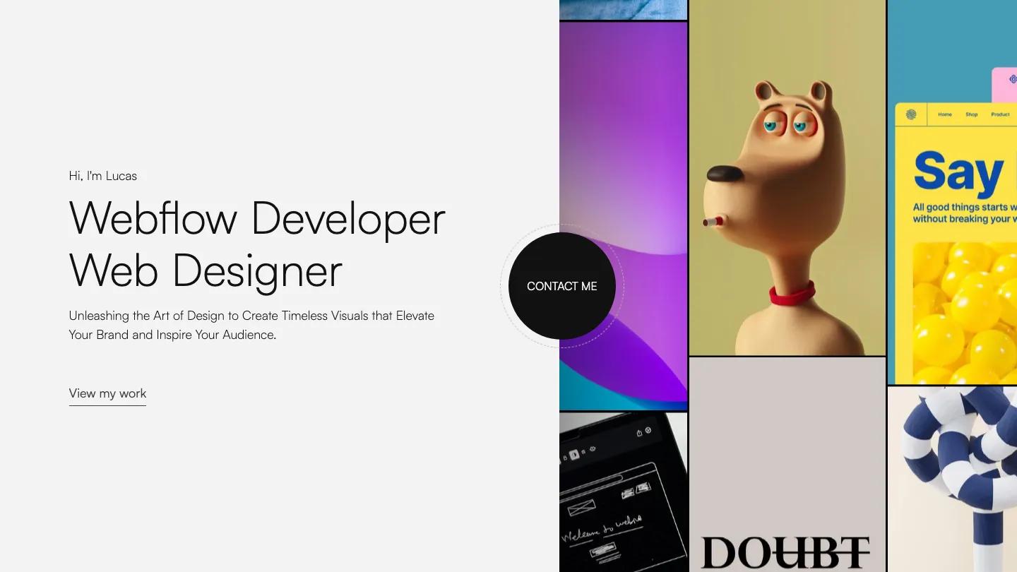 Outliers - Webflow Portfolio & Agency Website Template