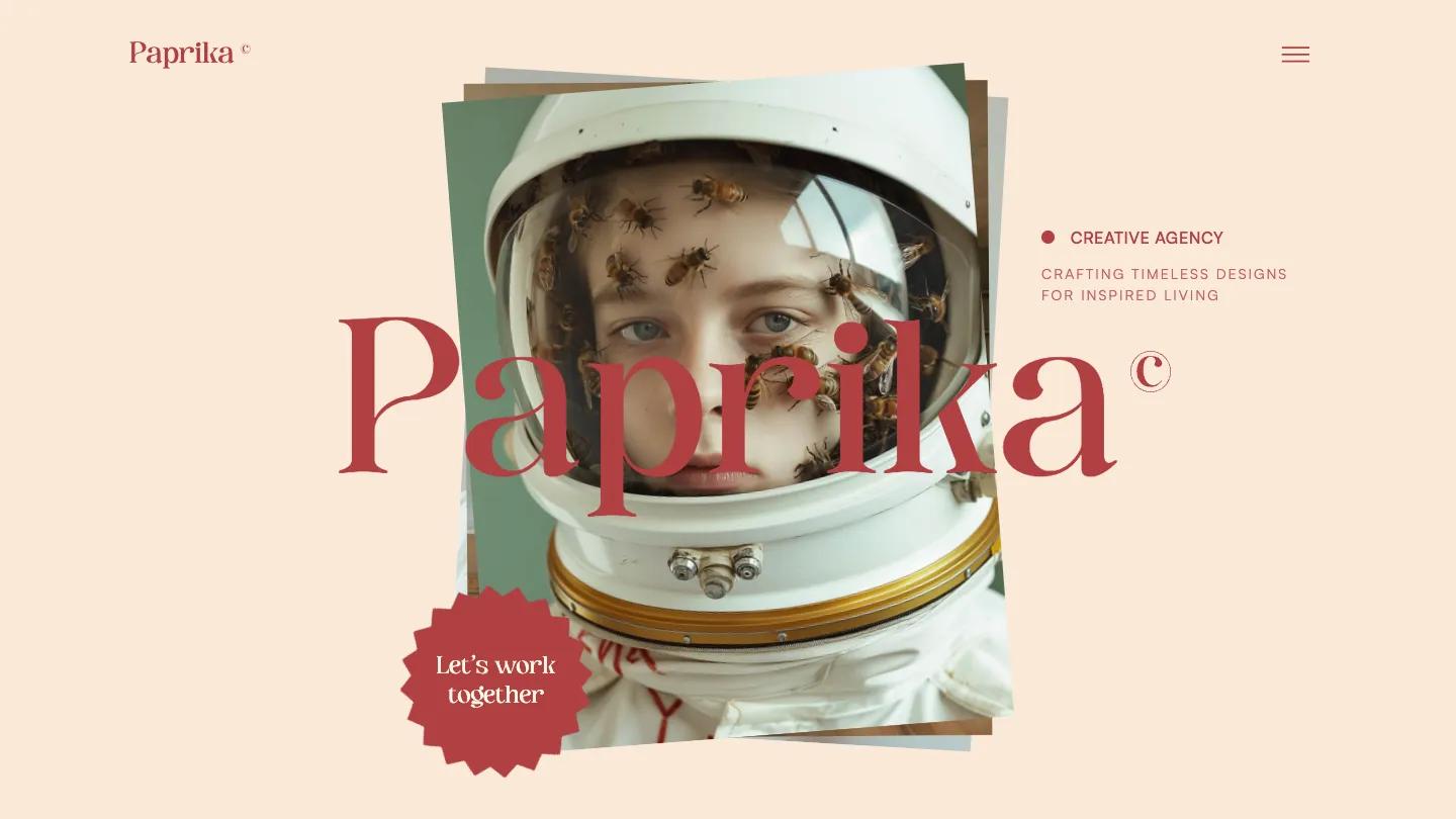 Paprika - Webflow Portfolio & Agency Website Template