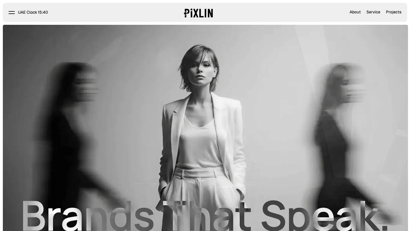 PIXELIN - Webflow Portfolio & Agency Website Template