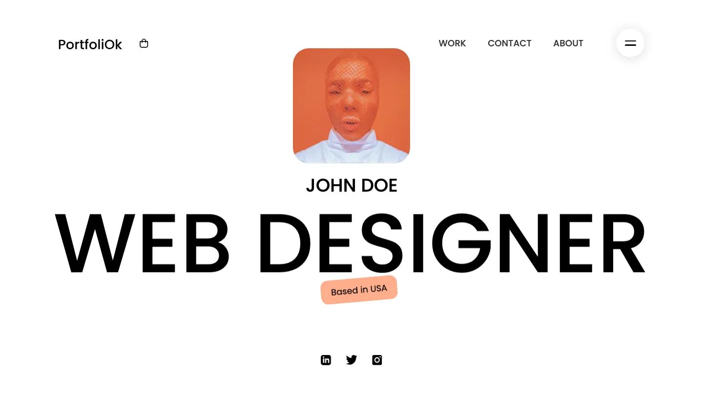 Portfoliok - Webflow Portfolio & Agency Website Template