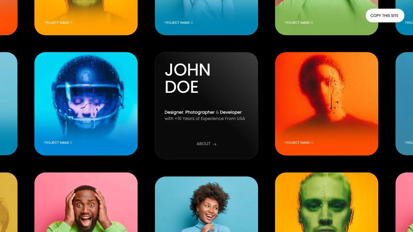 PORTFOLY - Webflow Portfolio & Agency Website Template