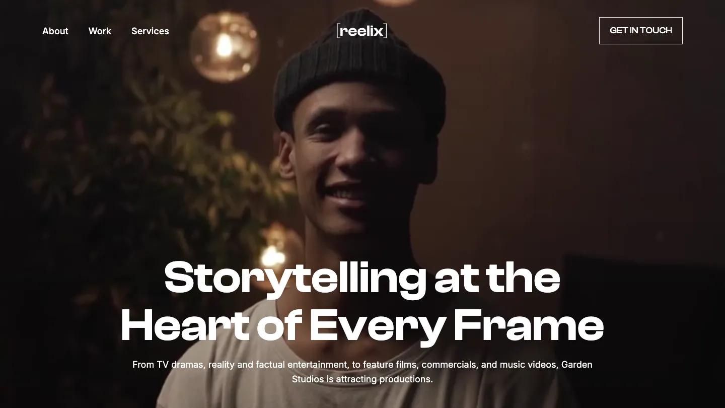 Reelix - Webflow Portfolio & Agency Website Template