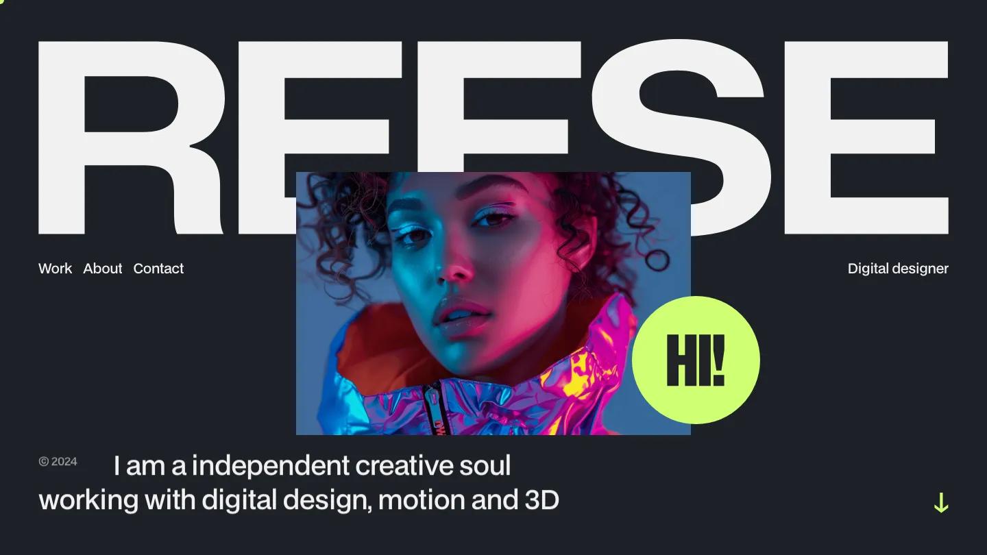 Reese - Webflow Portfolio & Agency Website Template