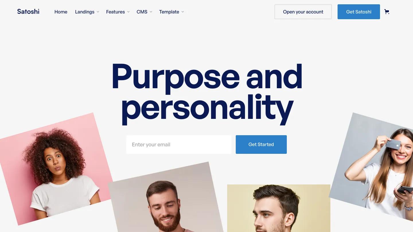 Satoshi - Webflow Professional Services Website Template