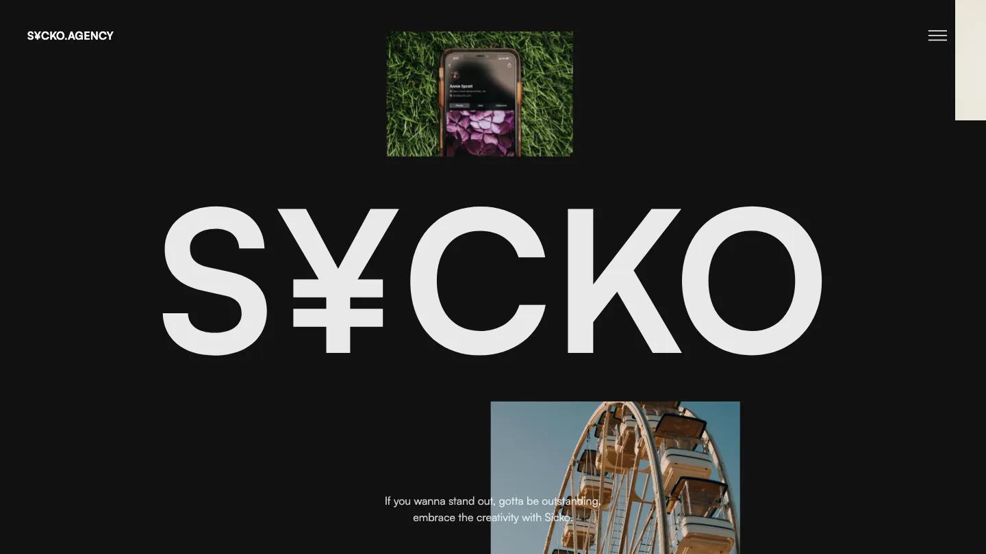 Sicko - Webflow Portfolio & Agency Website Template