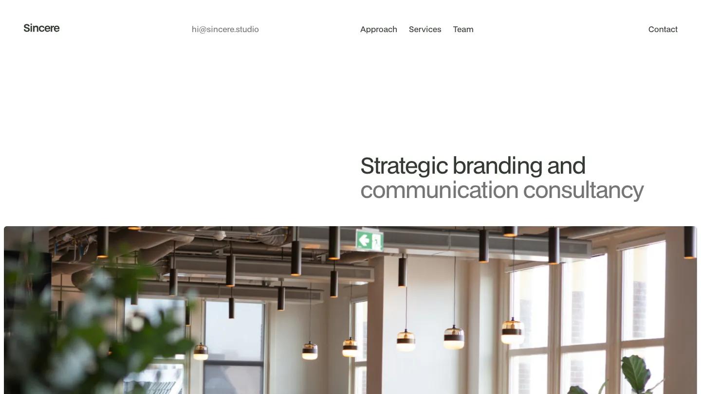 Sincere - Webflow Professional Services Website Template