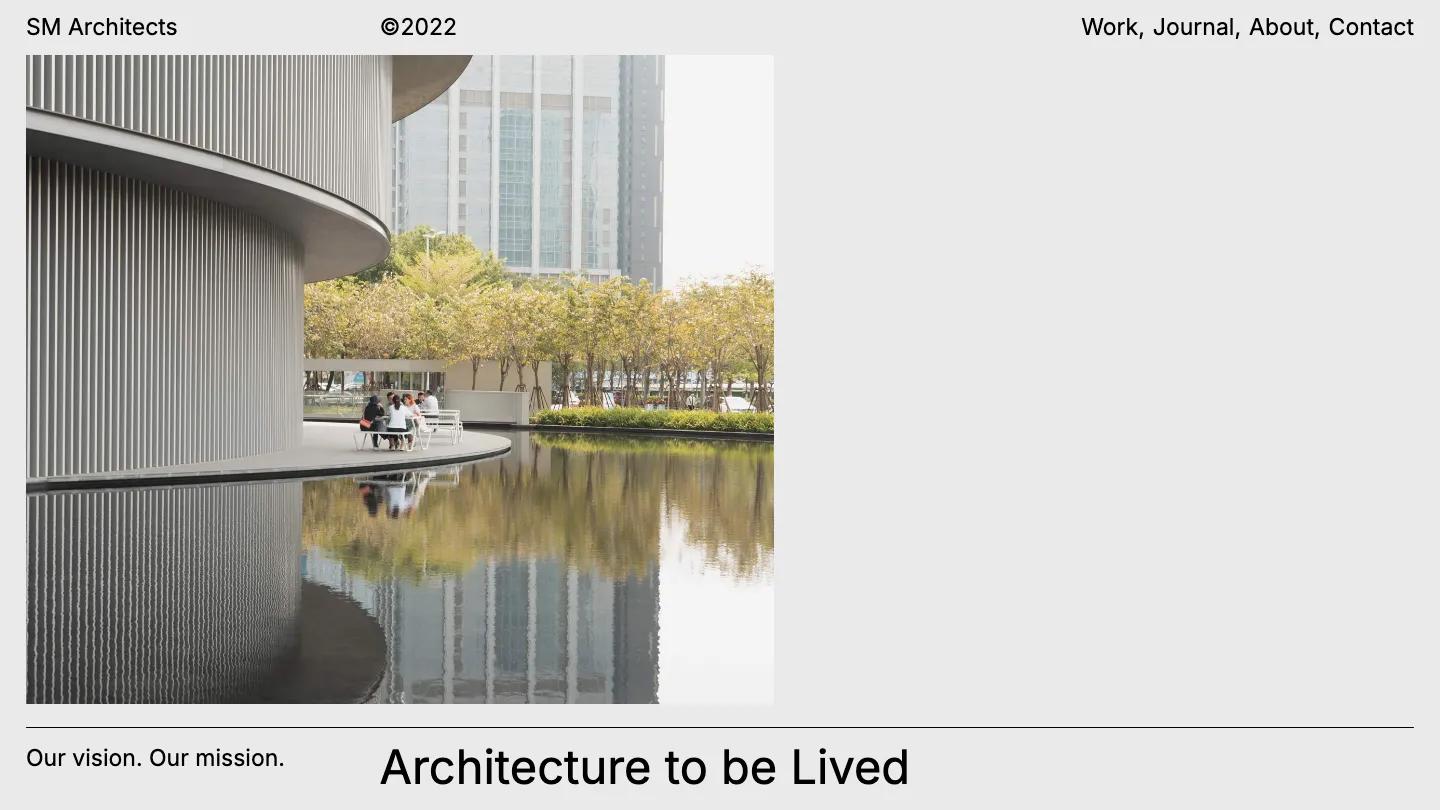SM Architects - Webflow Art & Design Website Template