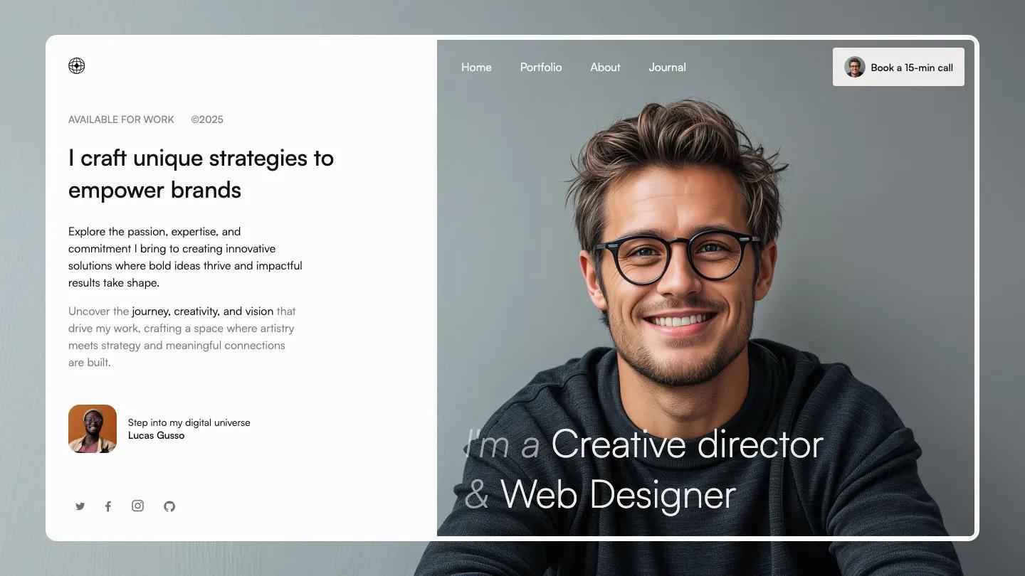 Snappy - Webflow Portfolio & Agency Website Template