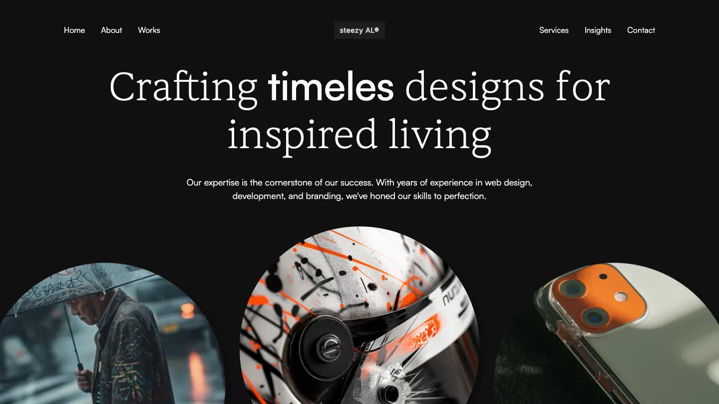 Steezy - Webflow Portfolio & Agency Website Template