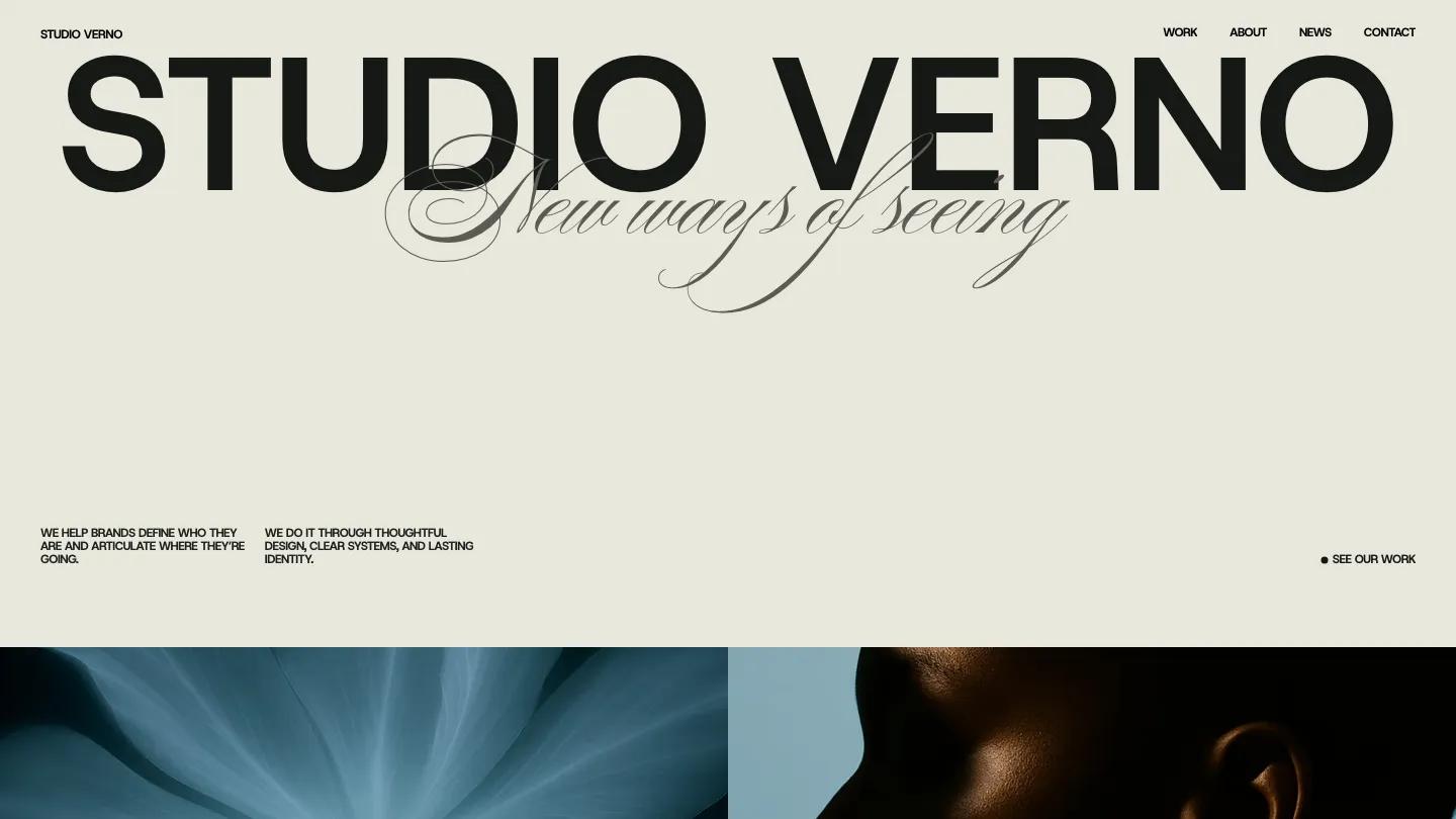 Studio Verno - Webflow Portfolio & Agency Website Template