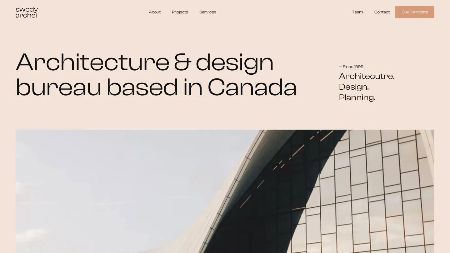 Swedy Archei - Webflow Website Template