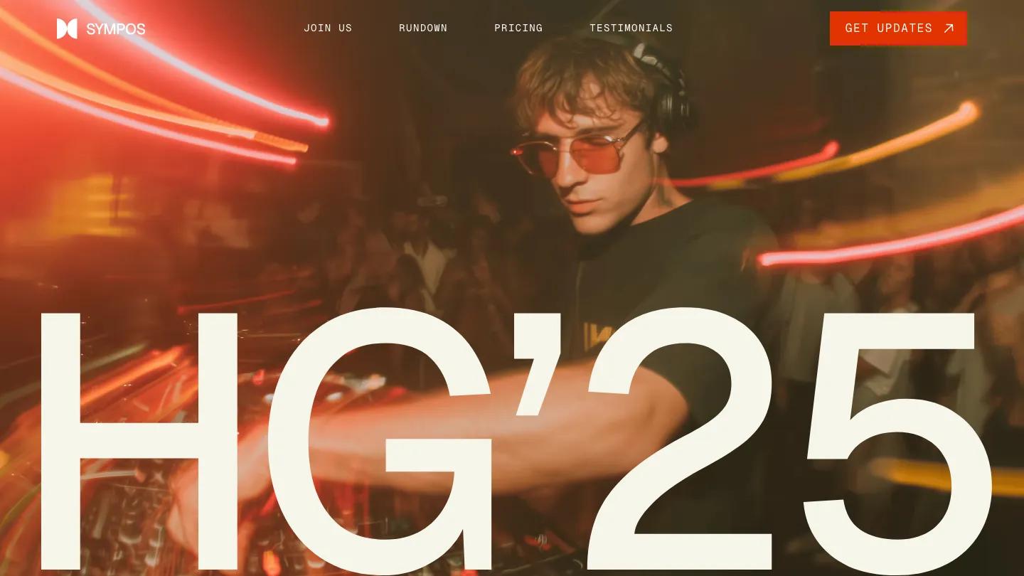 Sympos - Webflow Music & Audio Website Template